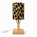 Leopard Heart PLA Eco‑Friendly Dimmable Table Lamp💛 3‑Button Control Bedside Lamp, Glam Fashion Home Decor Gift