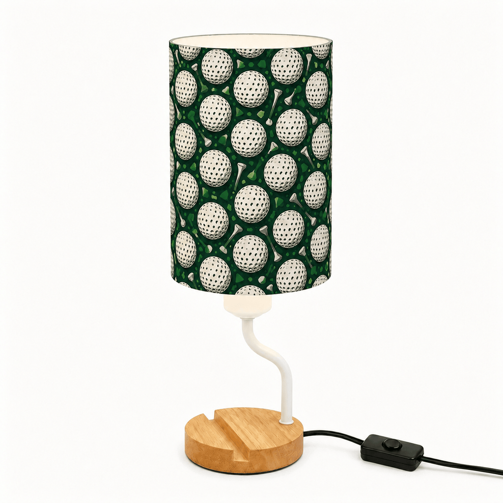 Basketball PLA Eco‑Friendly Dimmable Table Lamp📱 3‑Button Control Bedside Lamp with Phone Stand, Sports Home Decor Gift