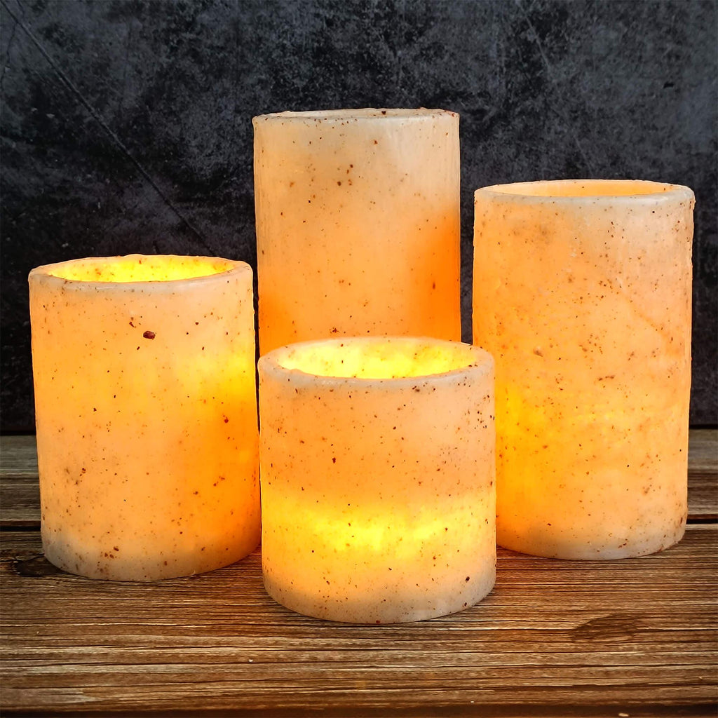Flameless LED Pillar Candles, Realistic Flickering Effect, Battery Operated, Realistic Wax Figure Design, Home Decor, Mother's Day Gift