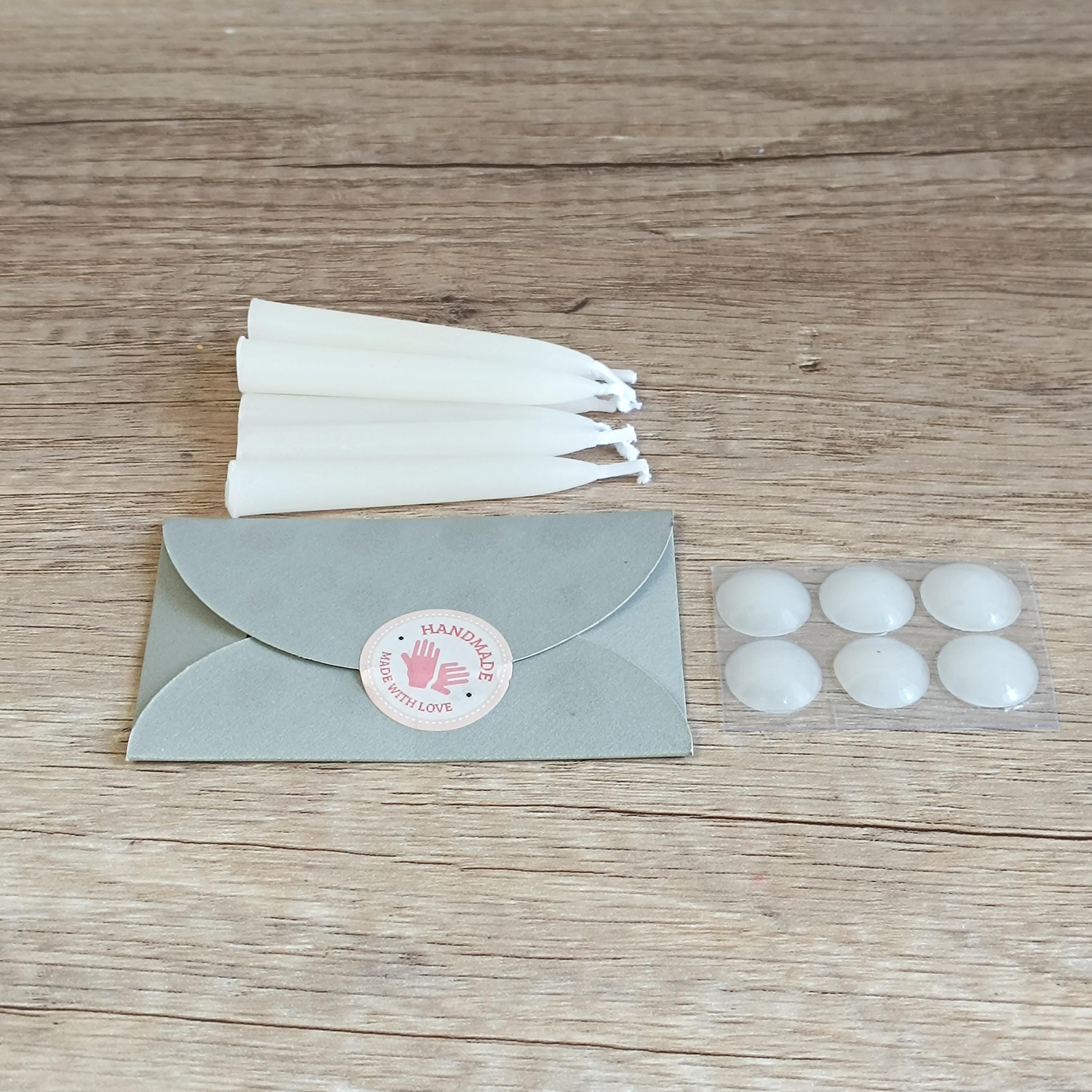 2.5 Inch Orange/White Beeswax Taper Candles 30pcs, Mini Ritual Candles Daily Meditation Votive Candles, Halloween Christmas Gifts