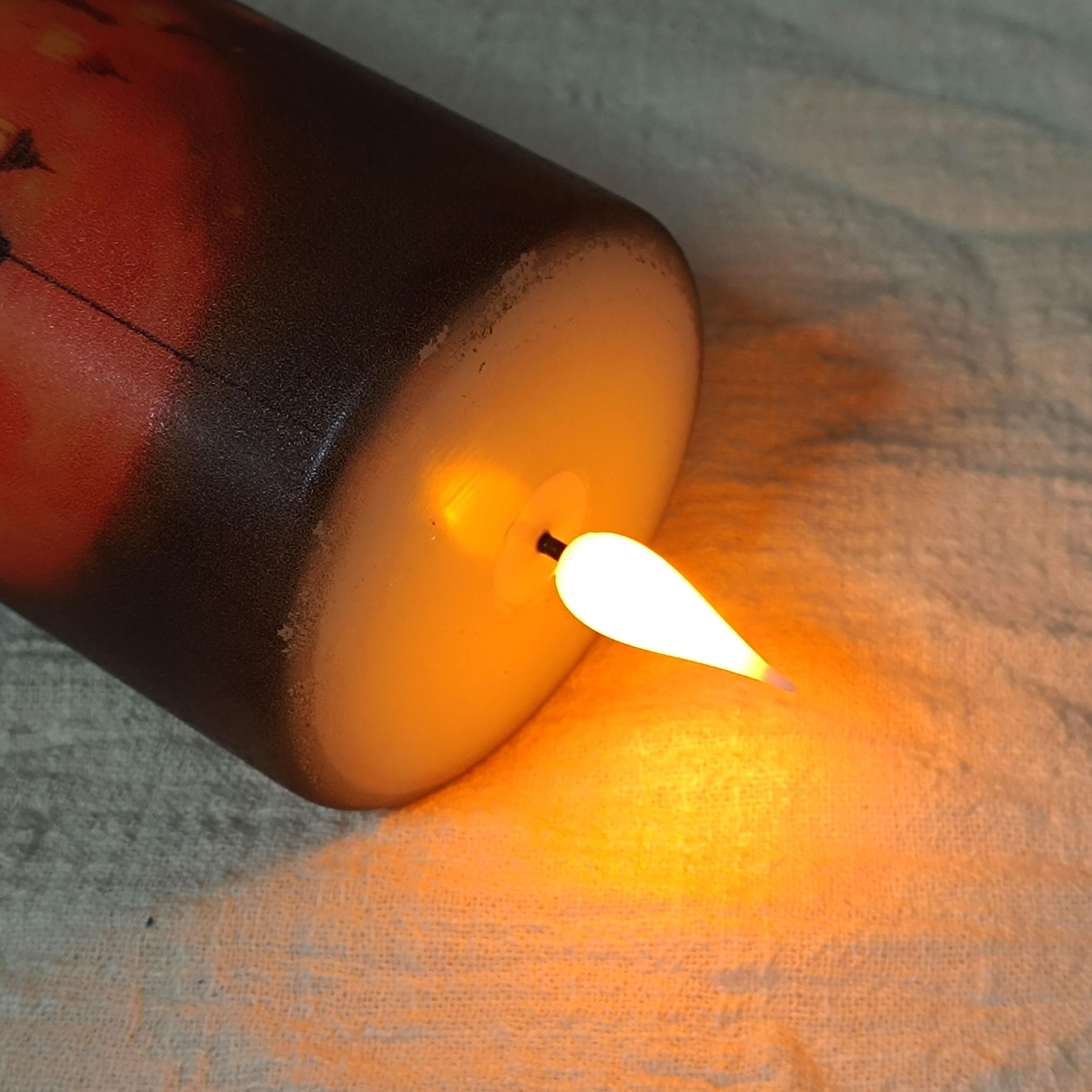 Eid Mubarak Flameless Candle Set: Real Wax LED with Remote