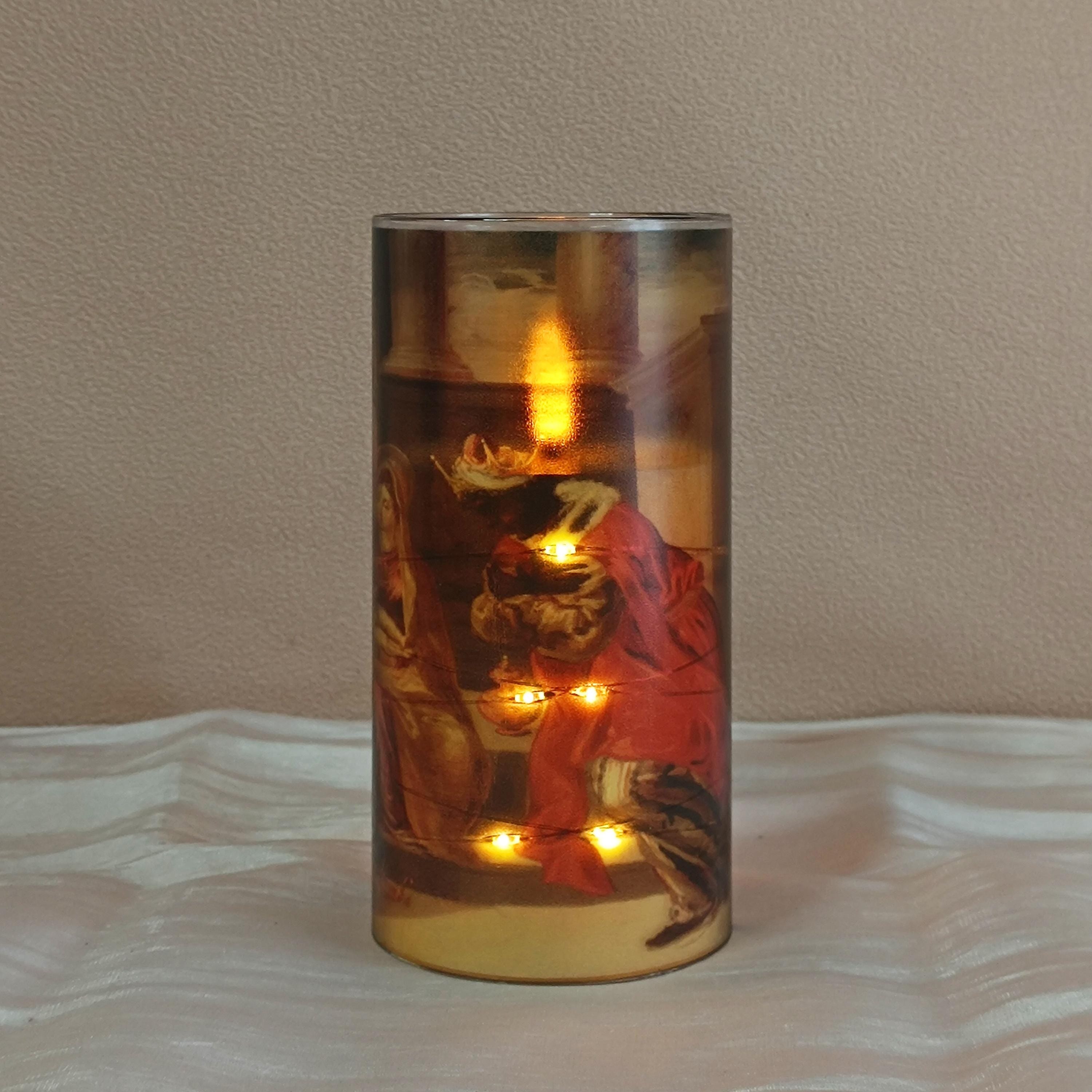 El Greco Art Flameless LED Candle Set: Spanish Renaissance Decor