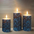 Eid Flameless Candles Set: Arabic LED Ramadan Decor with Remote