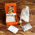 Orange/White Beeswax Taper Candles 30pcs, 2.5 Inch Mini Ritual Candles Daily Meditation Votive Candles, Halloween Christmas Gifts