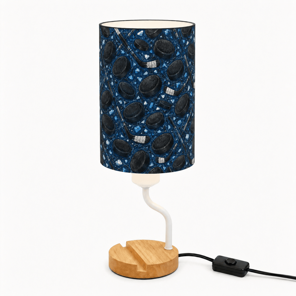 Basketball PLA Eco‑Friendly Dimmable Table Lamp📱 3‑Button Control Bedside Lamp with Phone Stand, Sports Home Decor Gift