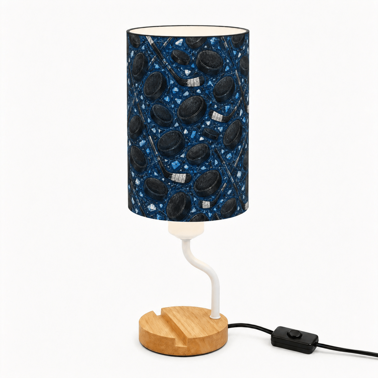 Basketball PLA Eco‑Friendly Dimmable Table Lamp📱 3‑Button Control Bedside Lamp with Phone Stand, Sports Home Decor Gift