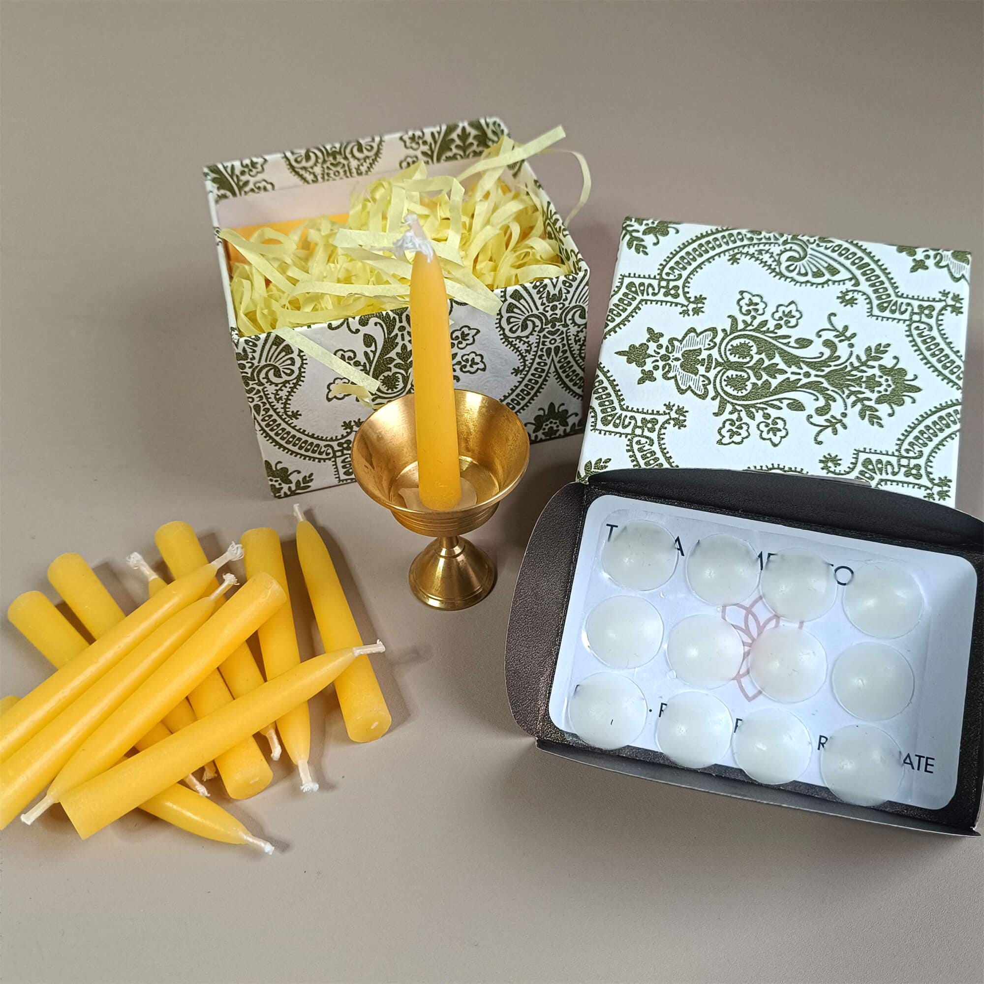 2.5 Inch Beeswax Candles, Daily Meditation Candles, Beeswax Votive Candles, Small Beeswax Taper Candle Gifts, Mother's Day Gifts