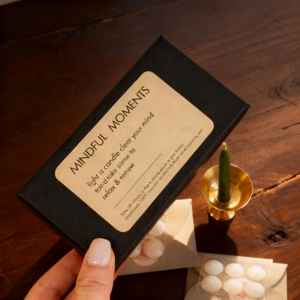 Olive Green Meditation Candles 25/30pcs, 2.5 Inch Hand-Dipped Beeswax Taper Candle Home Decor Christmas Gift for Her