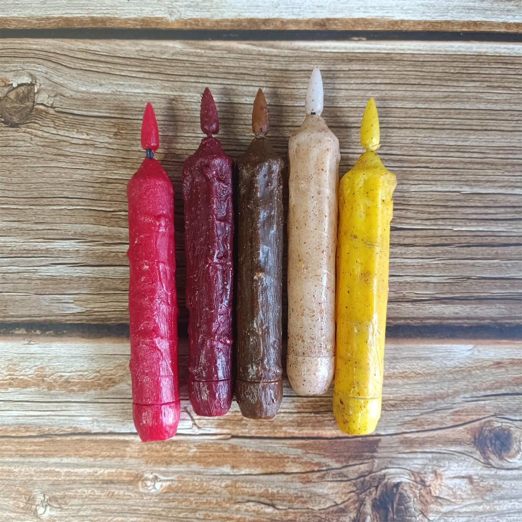 6.7 Inch Vintage Flameless Candle, Copper Filament LED Taper Candle, Battery Powered, With Remote Control and Timer, Mother's Day Gift