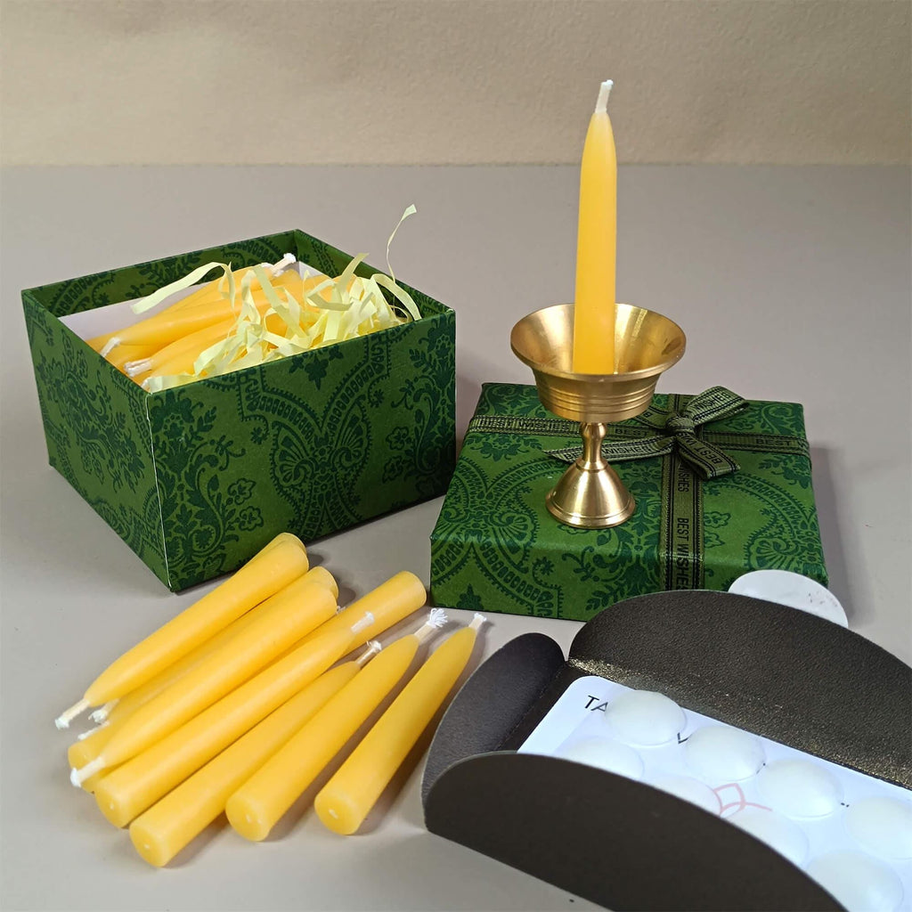 2.5 Inch Beeswax Candles, Daily Meditation Candles, Beeswax Votive Candles, Small Beeswax Taper Candle Gifts, Mother's Day Gifts