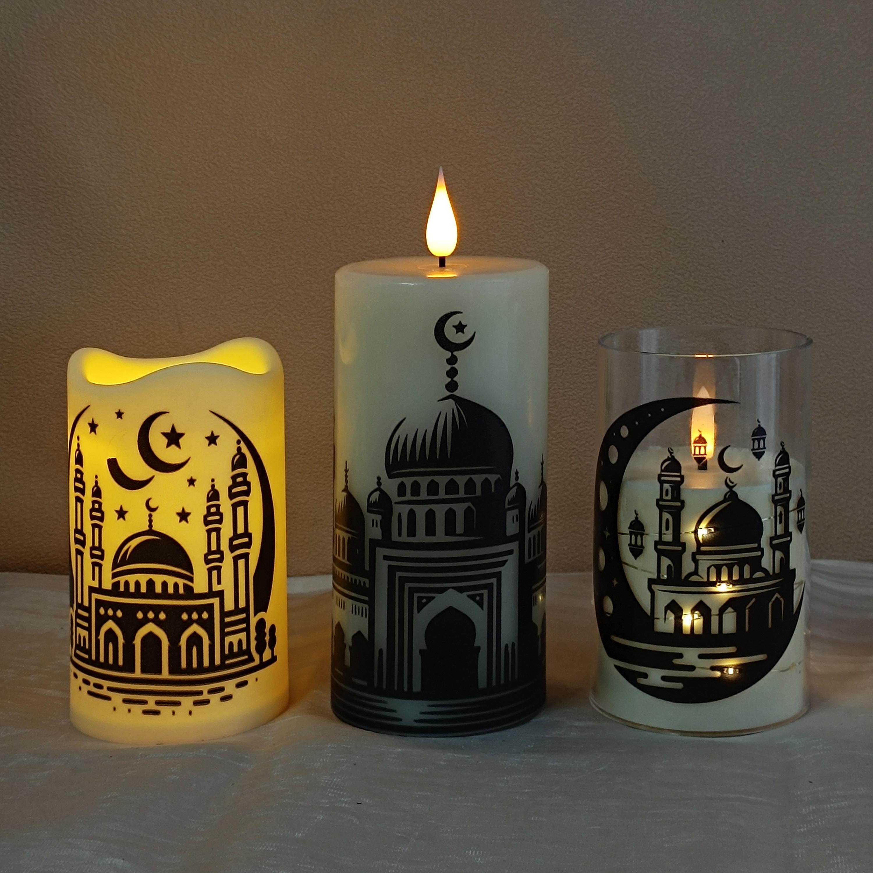 Flameless Shabbat LED Candle with Remote: Jewish Home Decor Gift