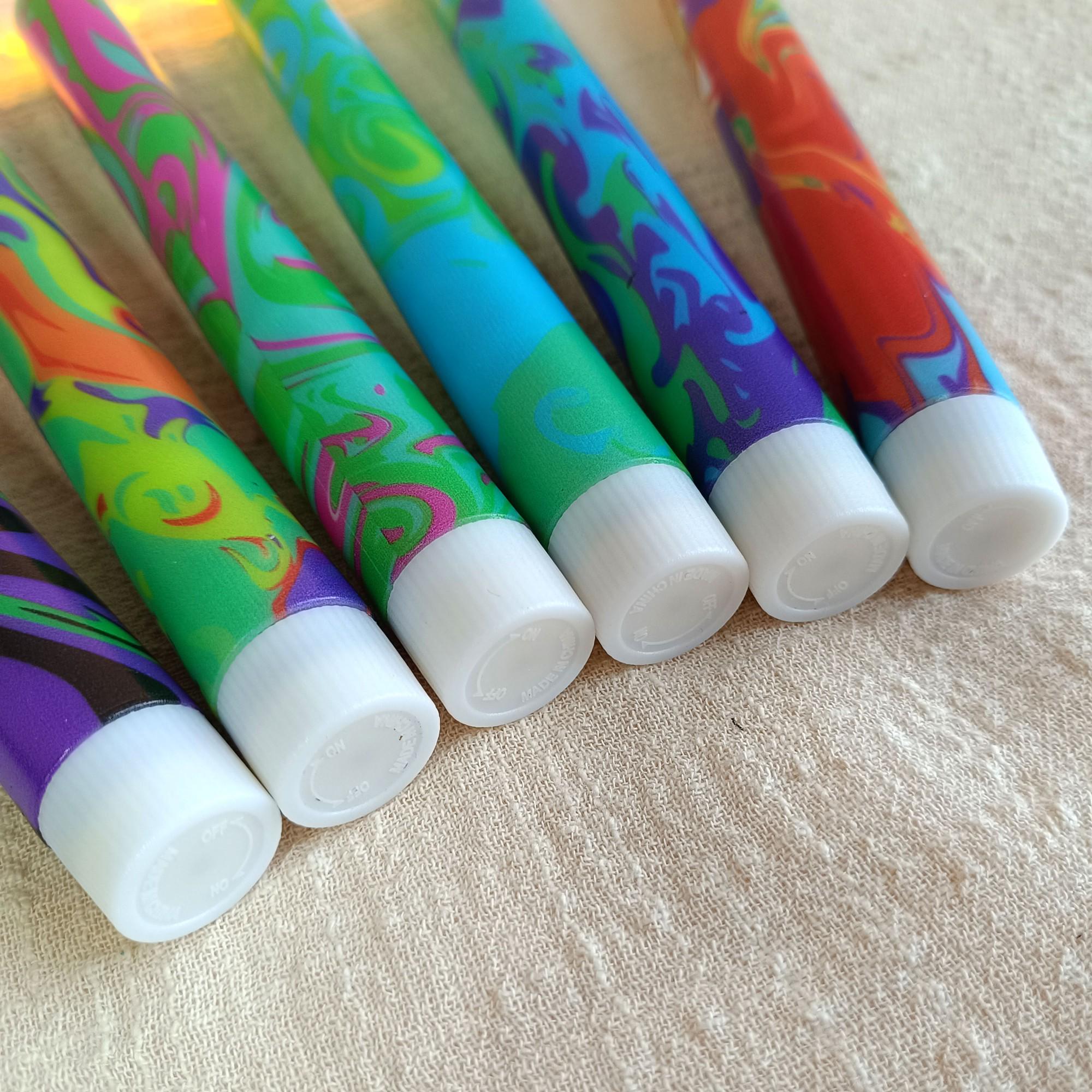 10" Marble Vein LED Taper Candles Battery Operated Flameless Unscented candles 10 Key Remote Control & Timer Dinner Home Decor