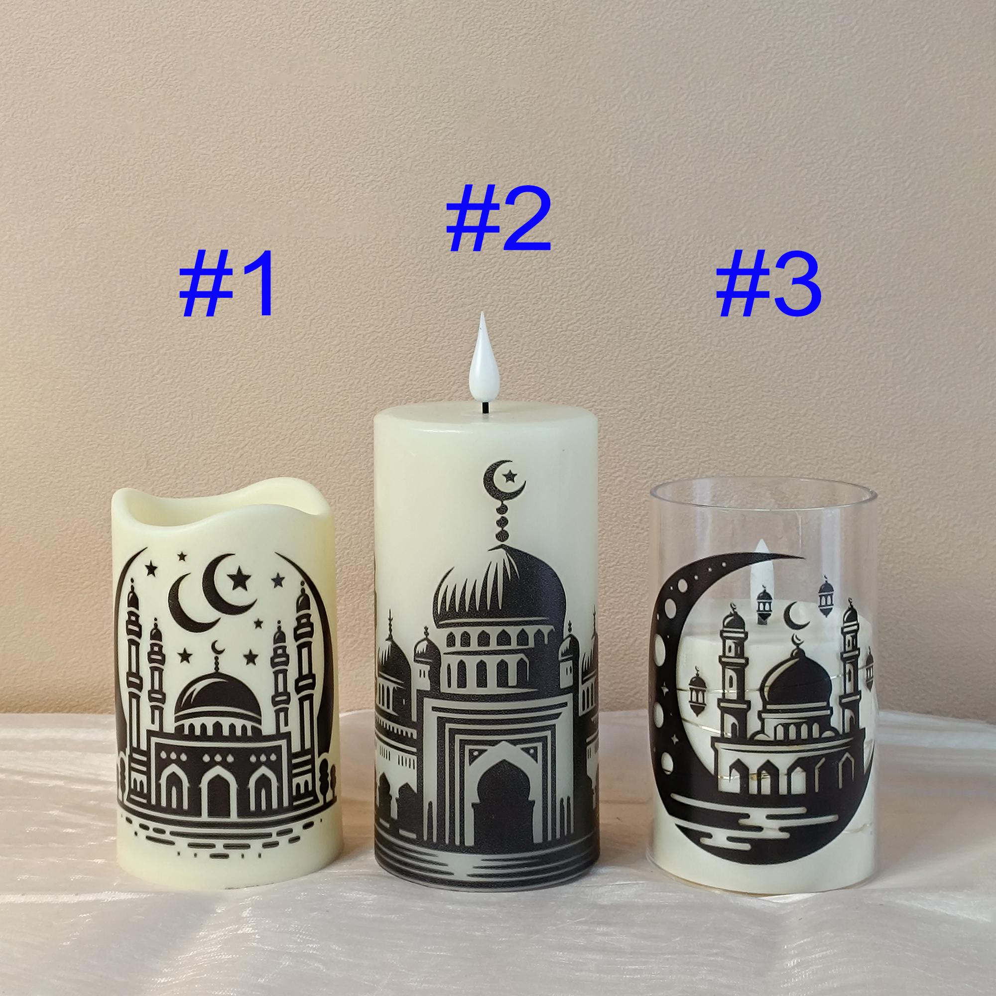 Flameless Shabbat LED Candle with Remote: Jewish Home Decor Gift