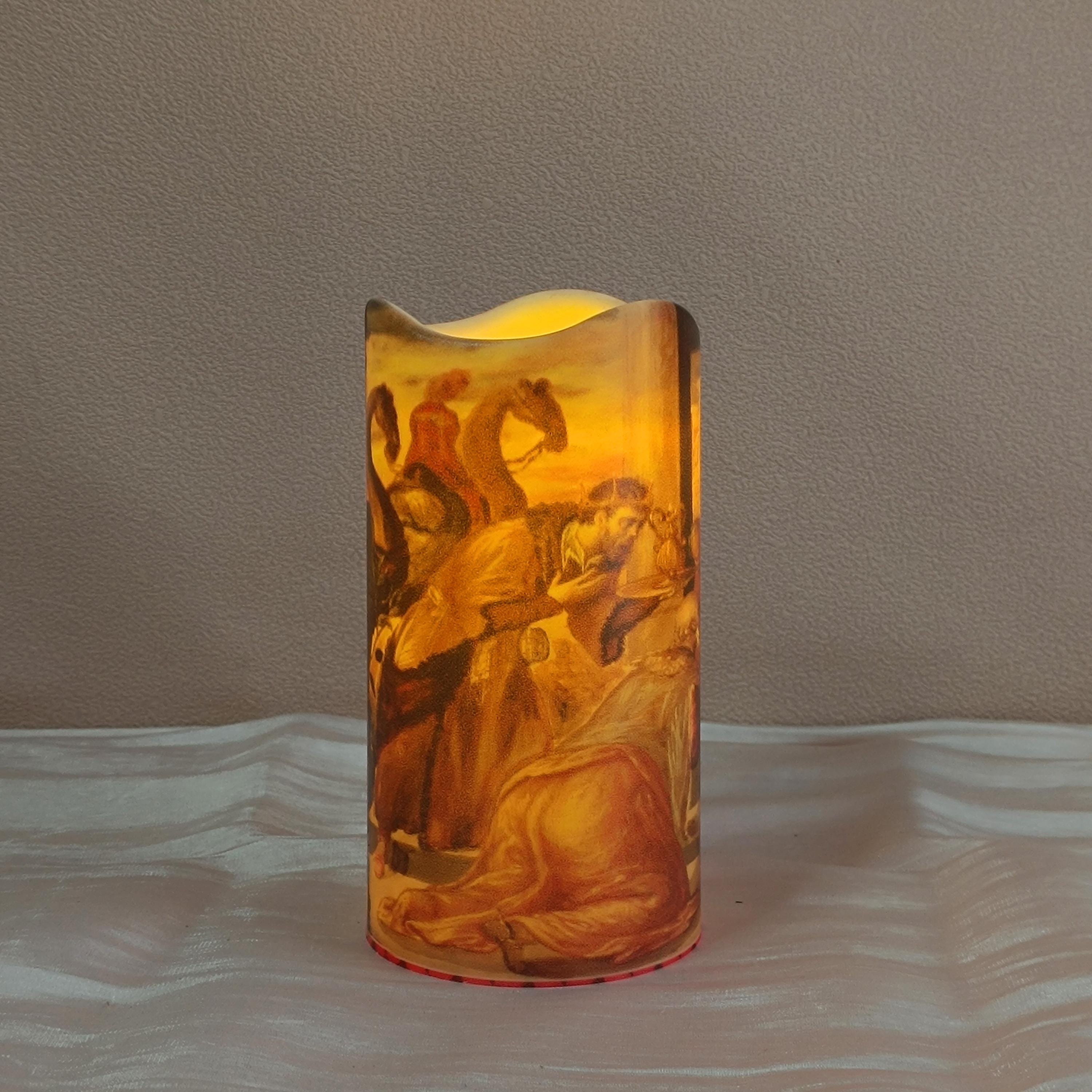 El Greco Art Flameless LED Candle Set: Spanish Renaissance Decor