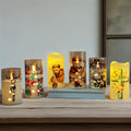 Christian Flameless LED Candle: 6" Votive with Remote & Timer