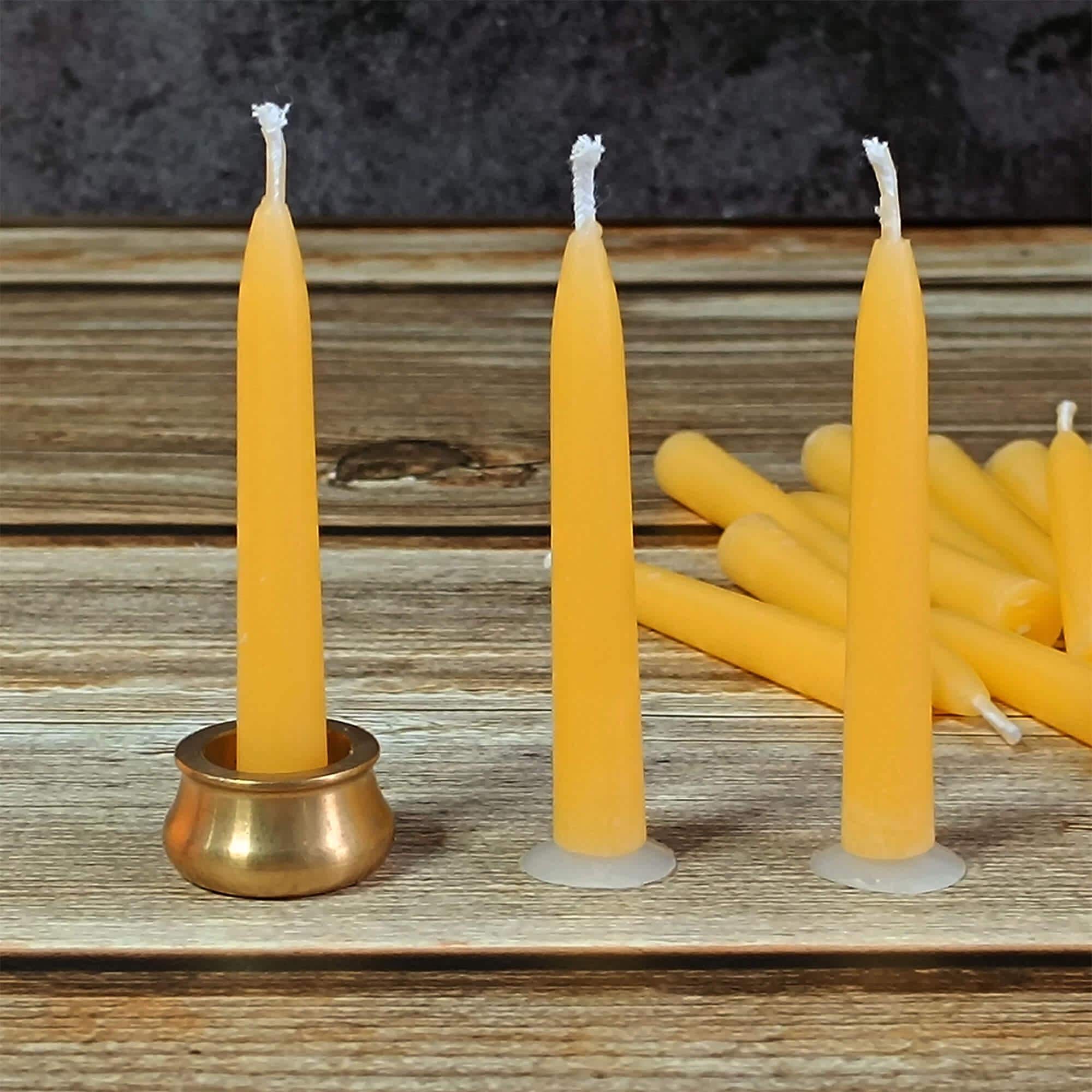 Meditation Beeswax Candle, 25pcs Per Box, Intention Candle, Manifestation Candle, Handmade Prayer Candle, Gift for Mother's Day