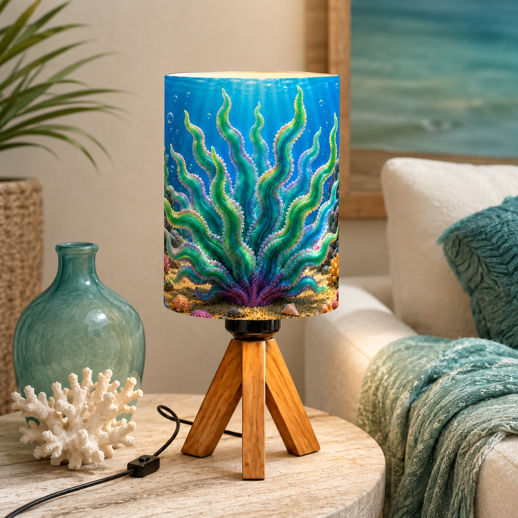 Ocean Shark Tripod PLA Eco‑Friendly Dimmable Table Lamp🌊 3‑Button Control Bedside Lamp, Marine Animal Home Decor Gift
