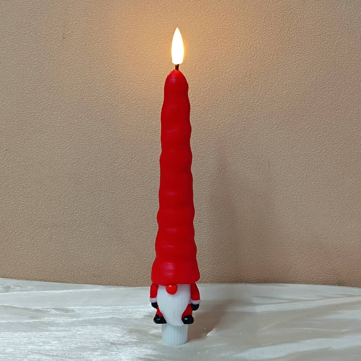 Christmas Flameless Candles Remote Control For Holiday Home Decoration 1PC