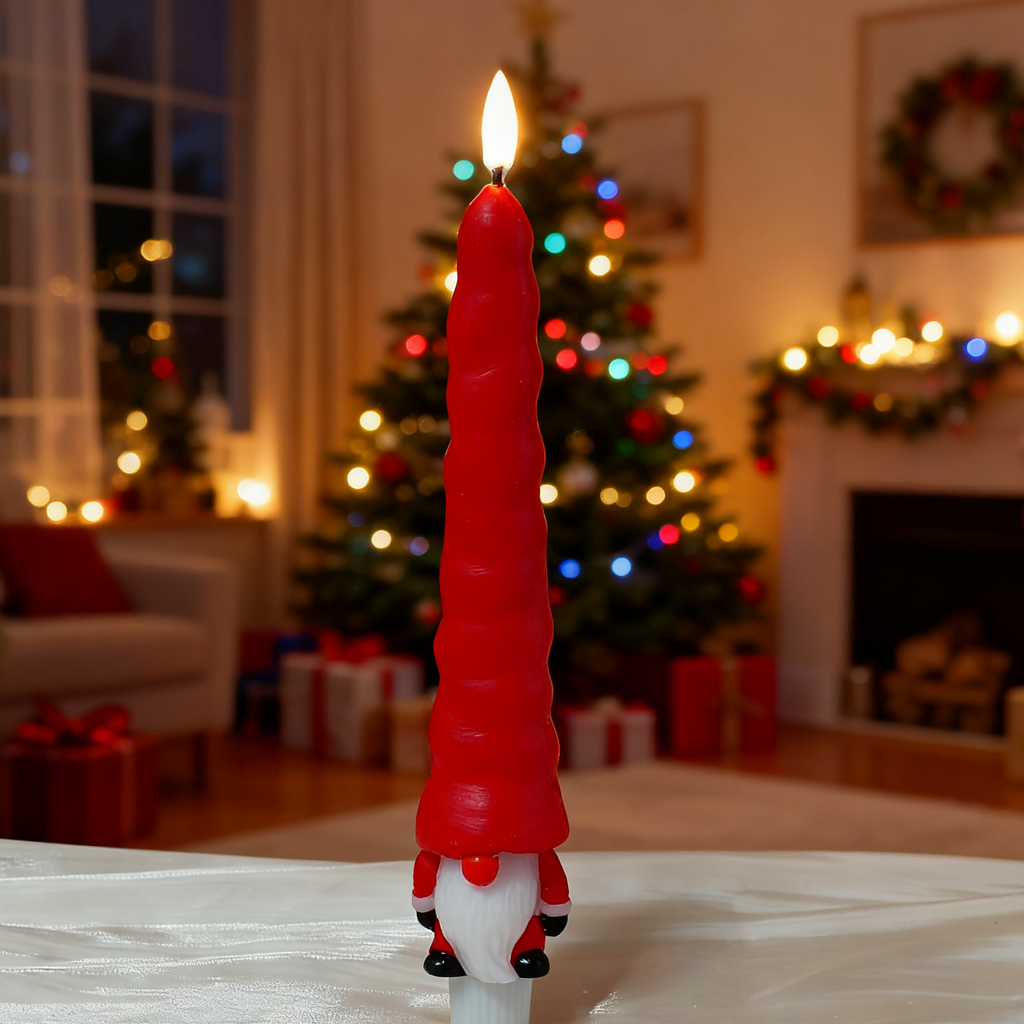 Christmas Flameless Candles Remote Control For Holiday Home Decoration 1PC