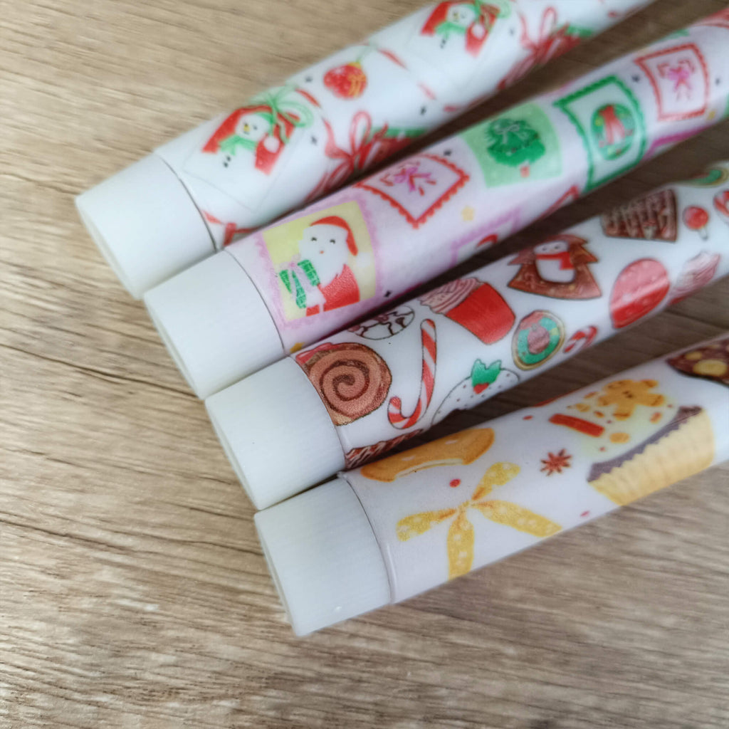 Christmas LED Flameless Taper Candles with Remote Control for Holiday Decorations