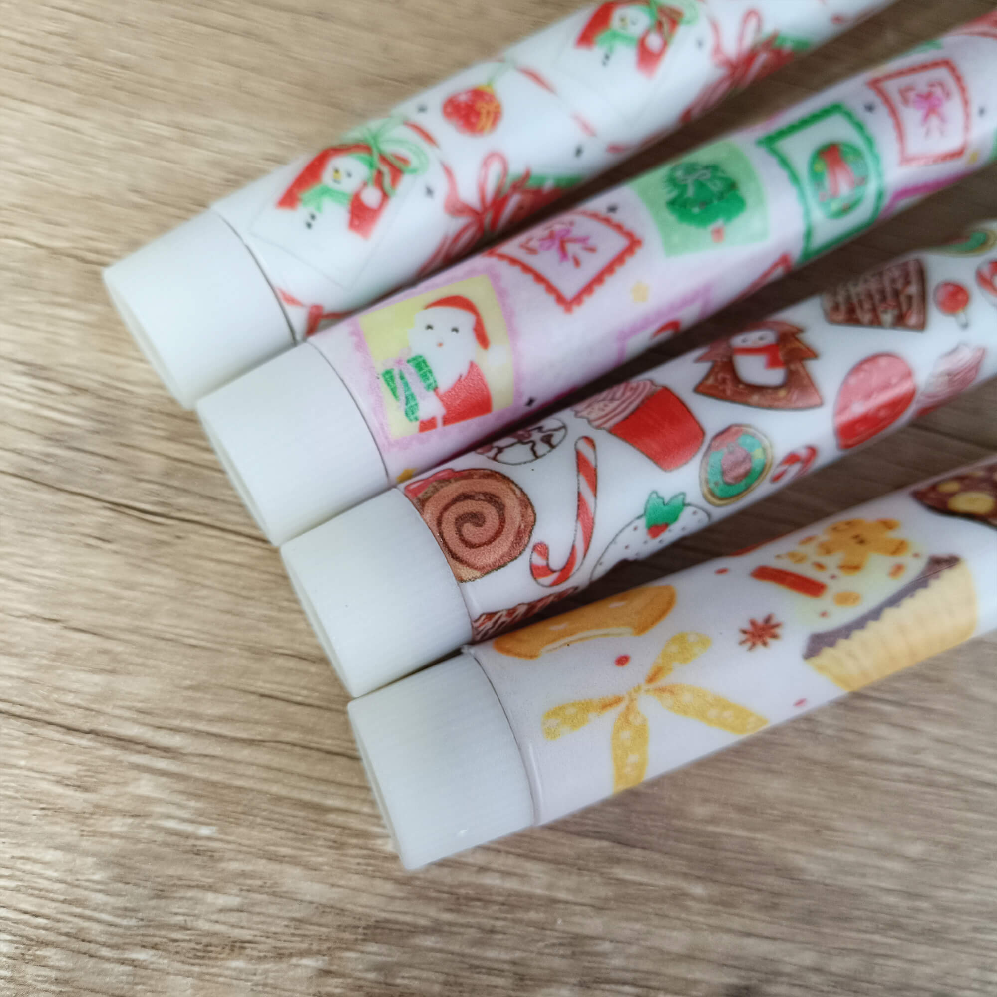 Christmas LED Flameless Taper Candles with Remote Control for Holiday Decorations