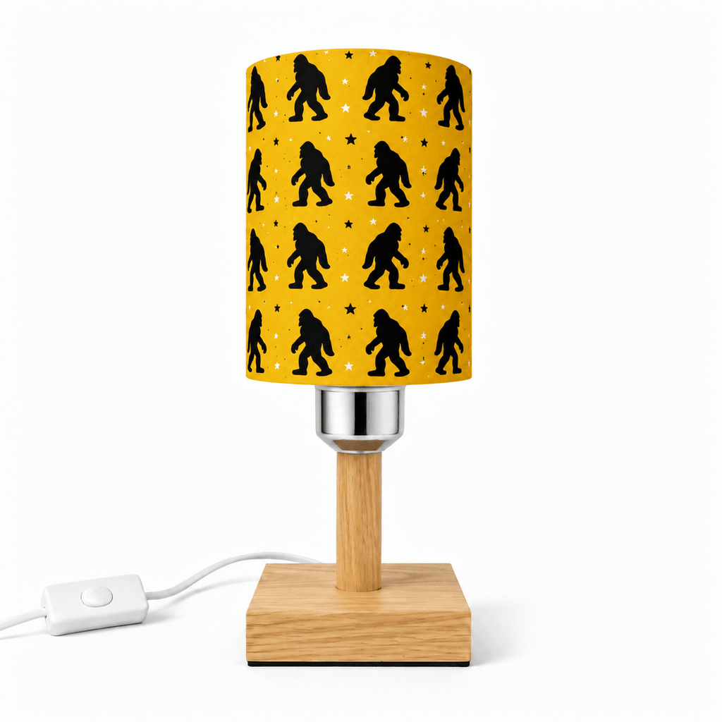 Wandering Bigfoot PLA Eco‑Friendly Dimmable Table Lamp⭐ 3‑Button Control Bedside Lamp, Quirky Wildlife Home Decor Gift