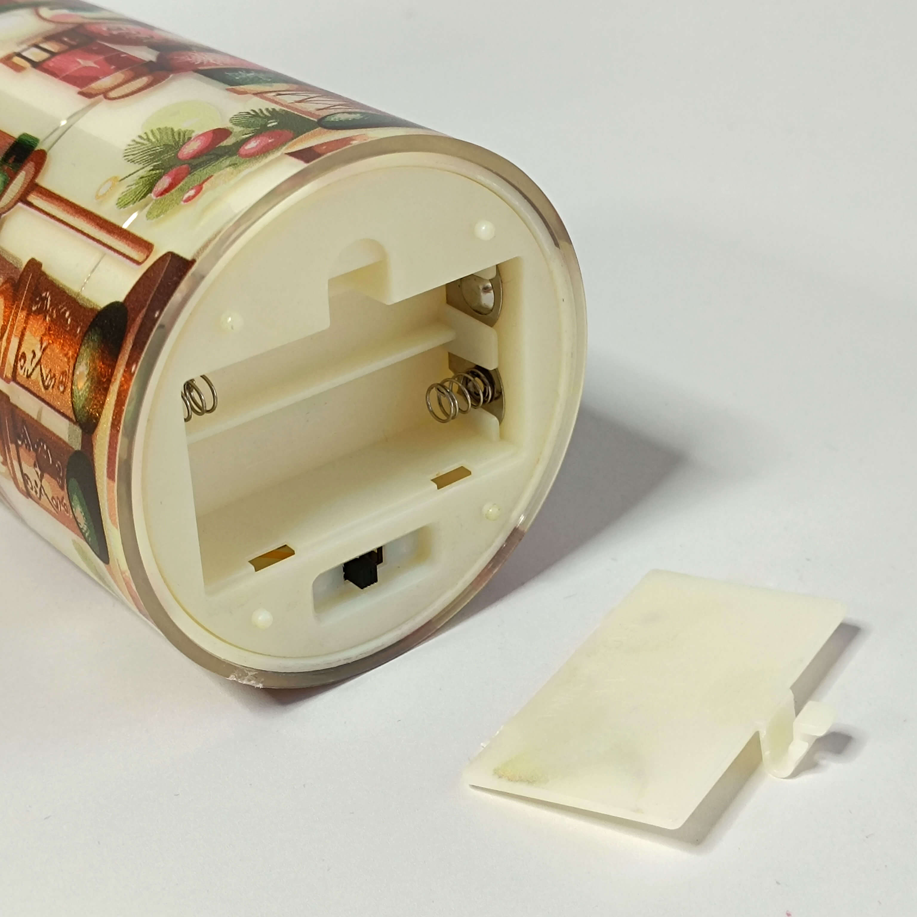 Nutcracker Christmas LED Flameless Pillar Candle Set with Copper Wire Lights and Remote Control