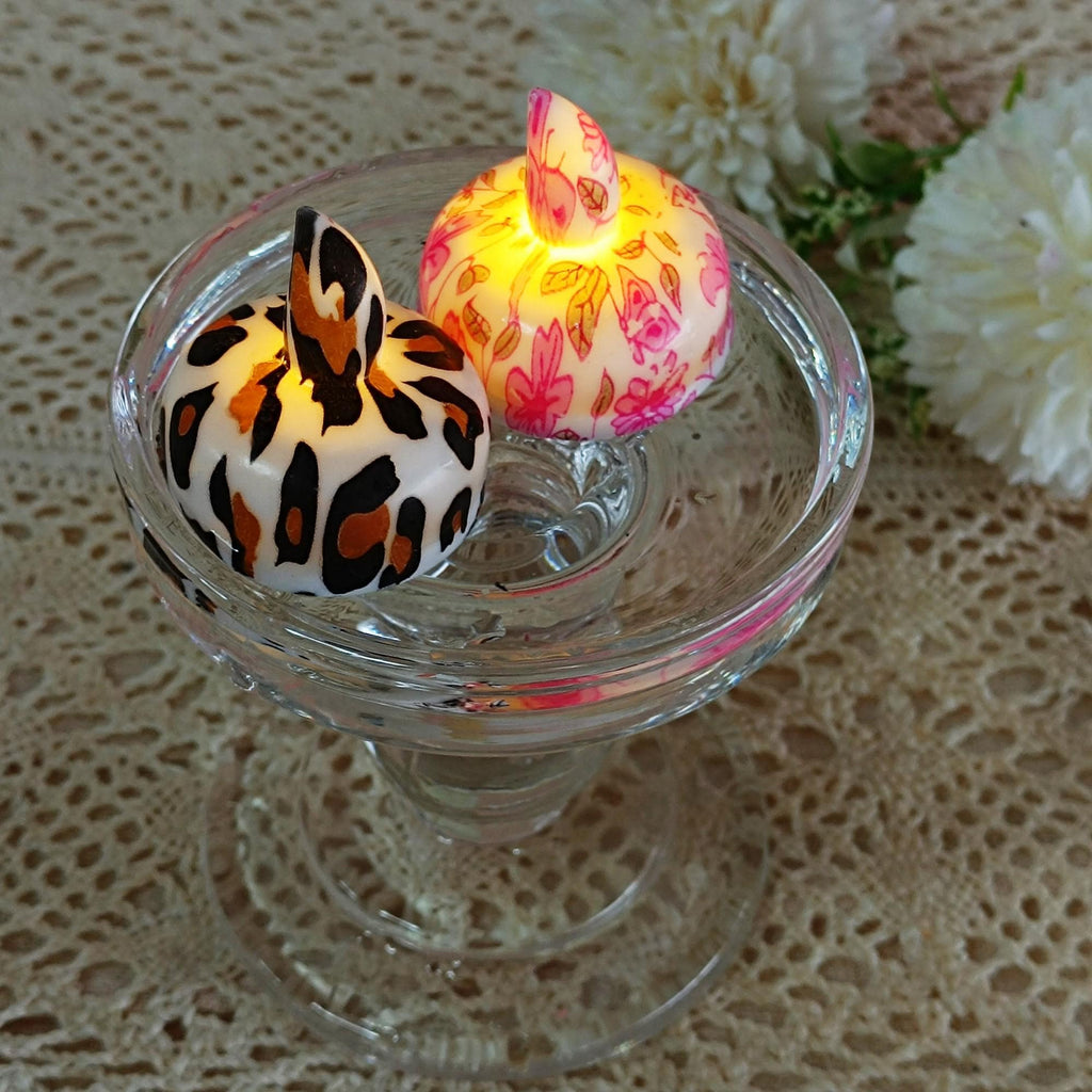 Floating Tea Light Candles 12-Pack 1.6"x1.5" Battery LED Candles Waterproof Bath Pool Decor