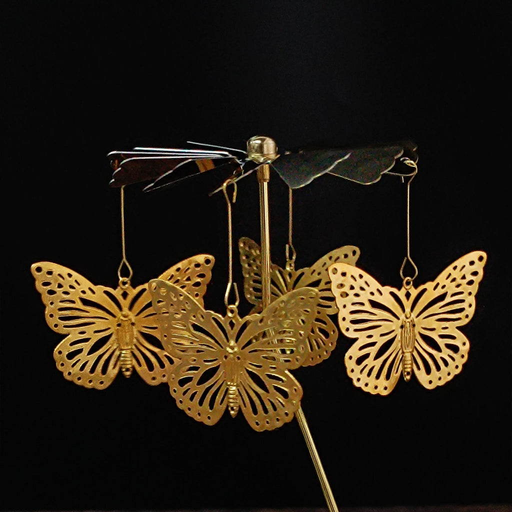 Golden Rotating Candle Holder,Vintage Tealight Holder,Valentines gift, Candle holder gift, Birthday gifts, Christmas gift