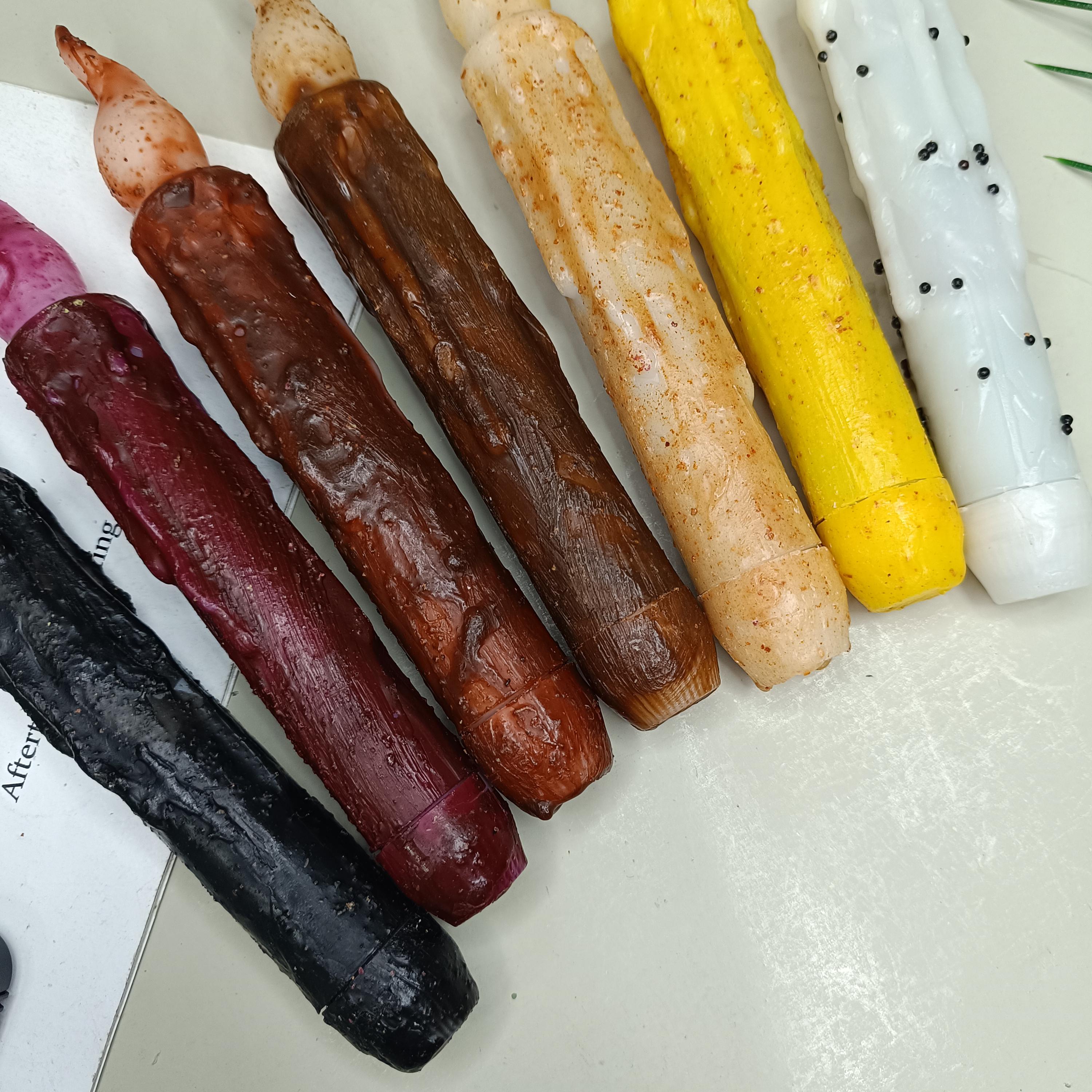 6.5 Inch Taper Primitive Candles with Timer,Flameless Led Taper Candles,Real Wax Hand Dipped Candles,Christmas Home Decor