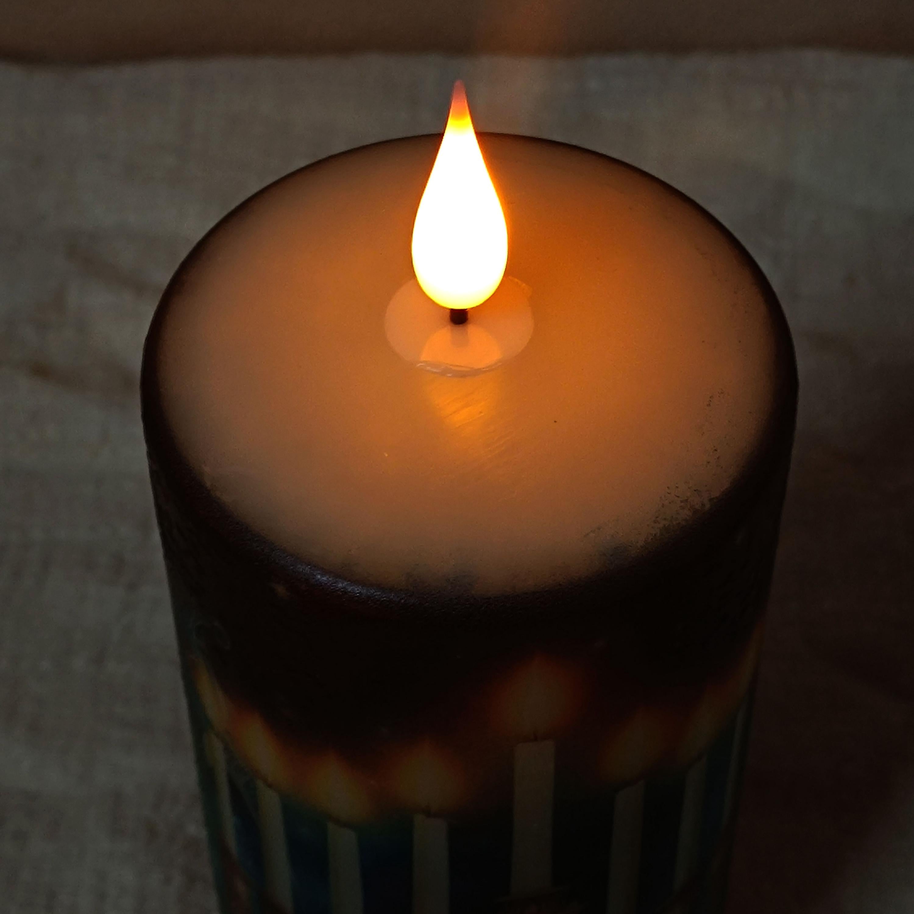 Shabbat LED Candle Set: Flameless Jewish Ritual Candles with Remote