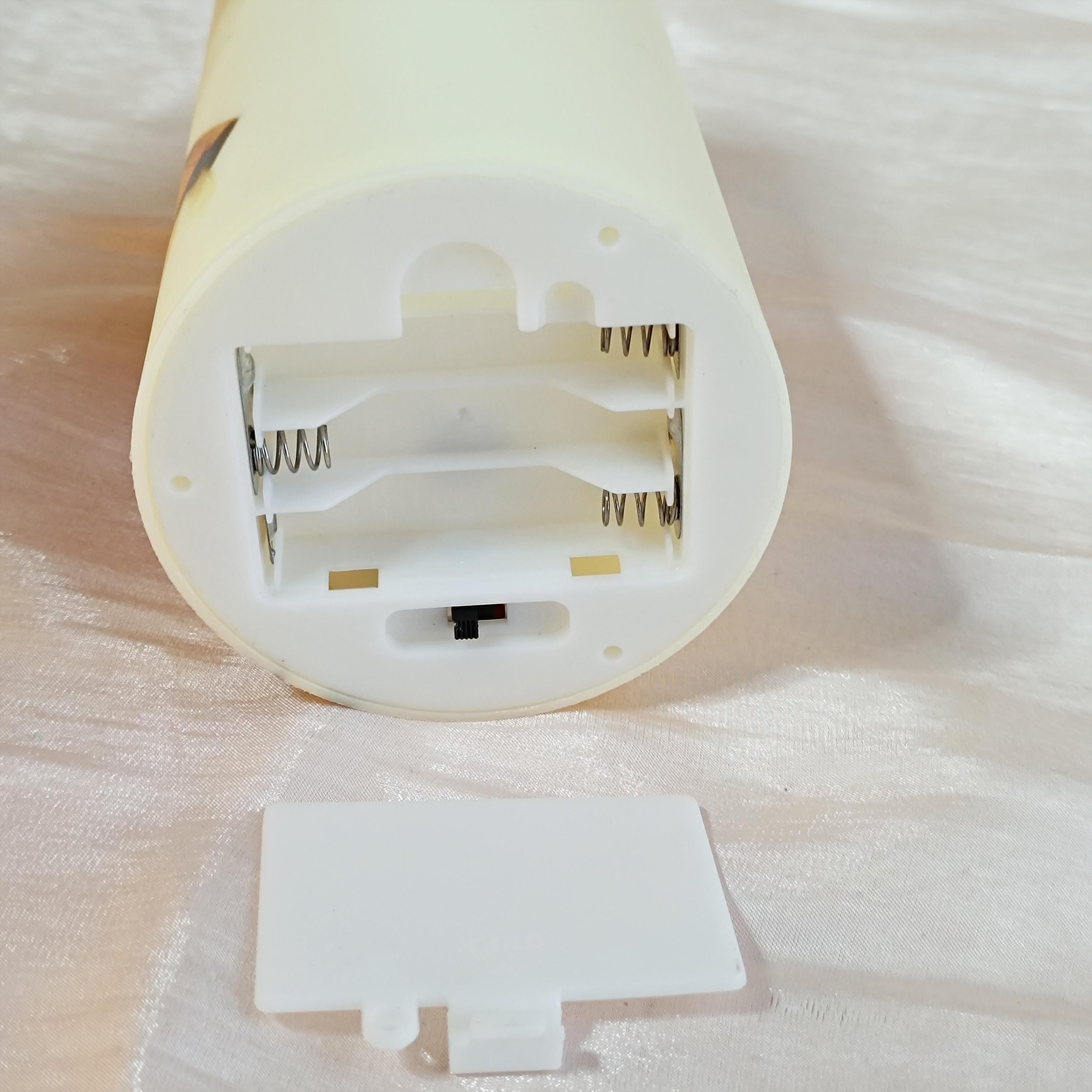Christian Flameless LED Candle: 6" Votive with Remote & Timer