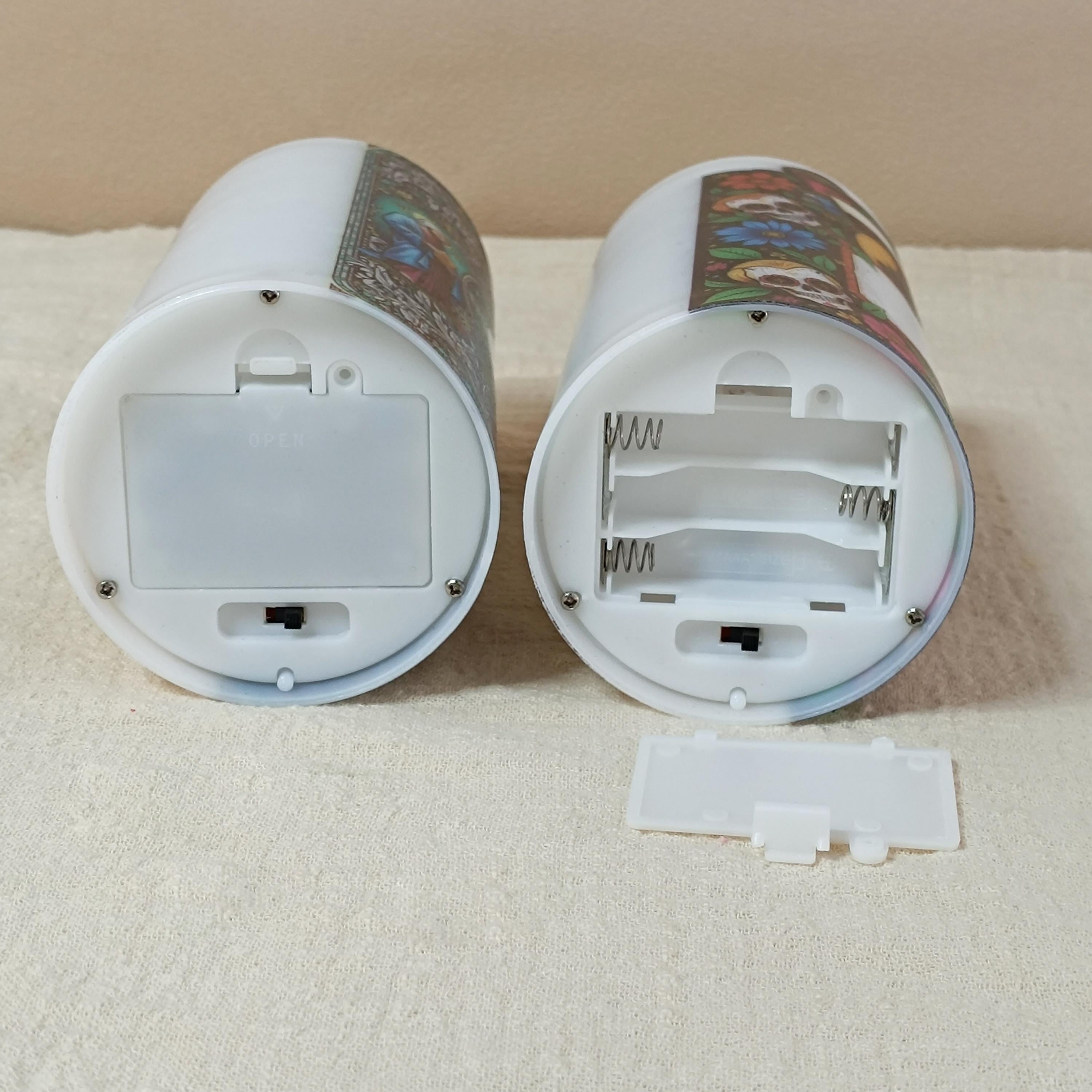 Personalized Prayer LED Candle: Custom Photo Memorial Gift with Remote