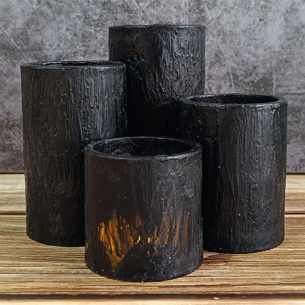 Flameless LED Pillar Candles, Realistic Flickering Effect, Battery Operated, Realistic Wax Figure Design, Home Decor, Mother's Day Gift