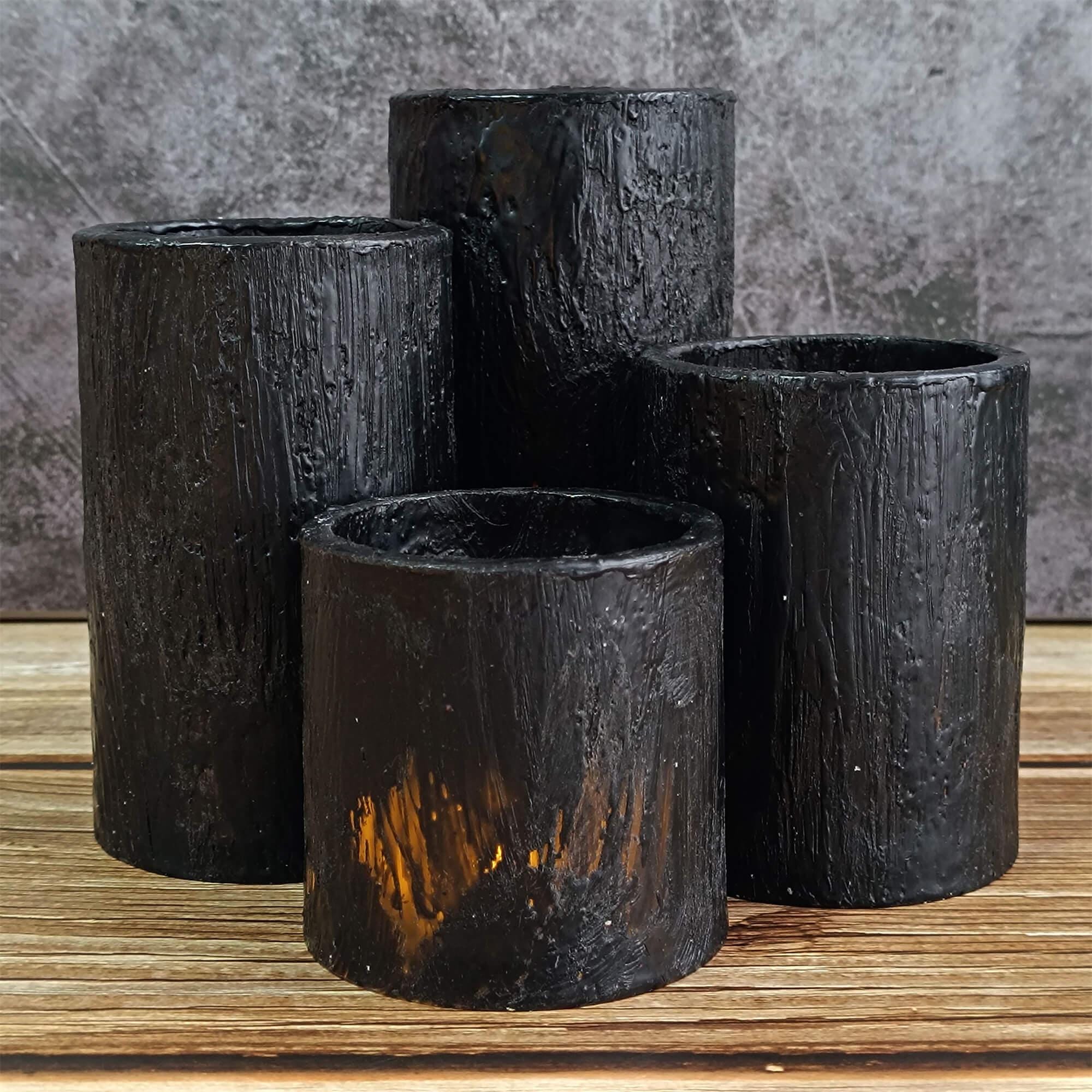 Flameless LED Pillar Candles, Realistic Flickering Effect, Battery Operated, Realistic Wax Figure Design, Home Decor, Mother's Day Gift