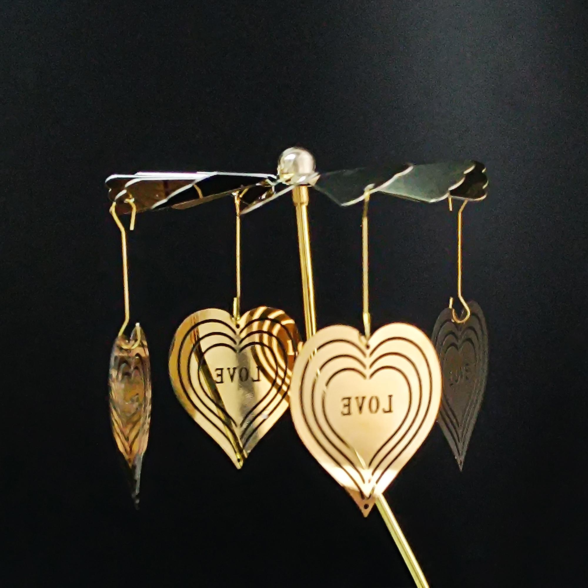 Golden Rotating Candle Holder,Vintage Tealight Holder,Valentines gift, Candle holder gift, Birthday gifts, Christmas gift