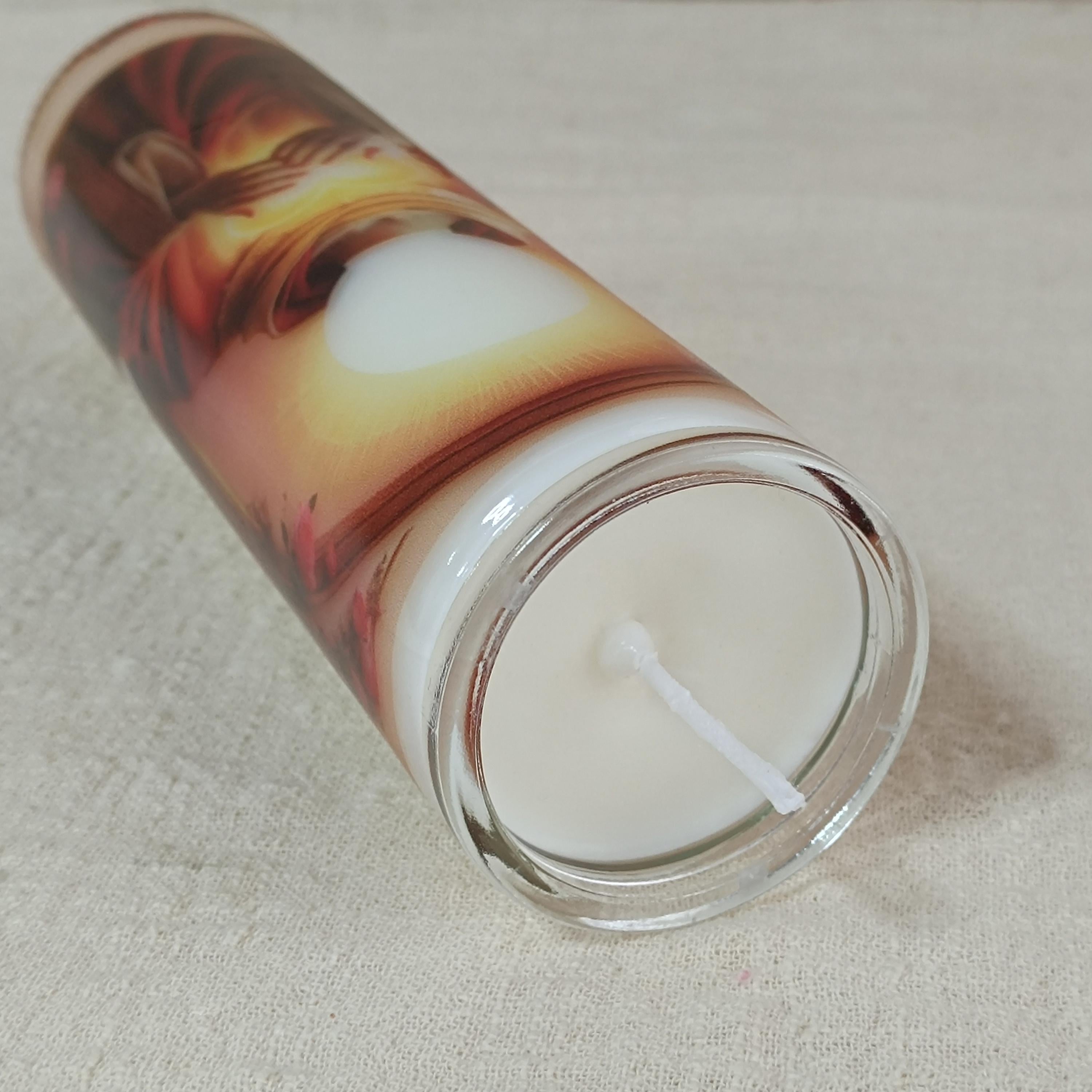 Custom Face Prayer Candle, Personalized Photo Candle, Novelty Birthday Gift, No Scent, Celebrity Memorial Candle