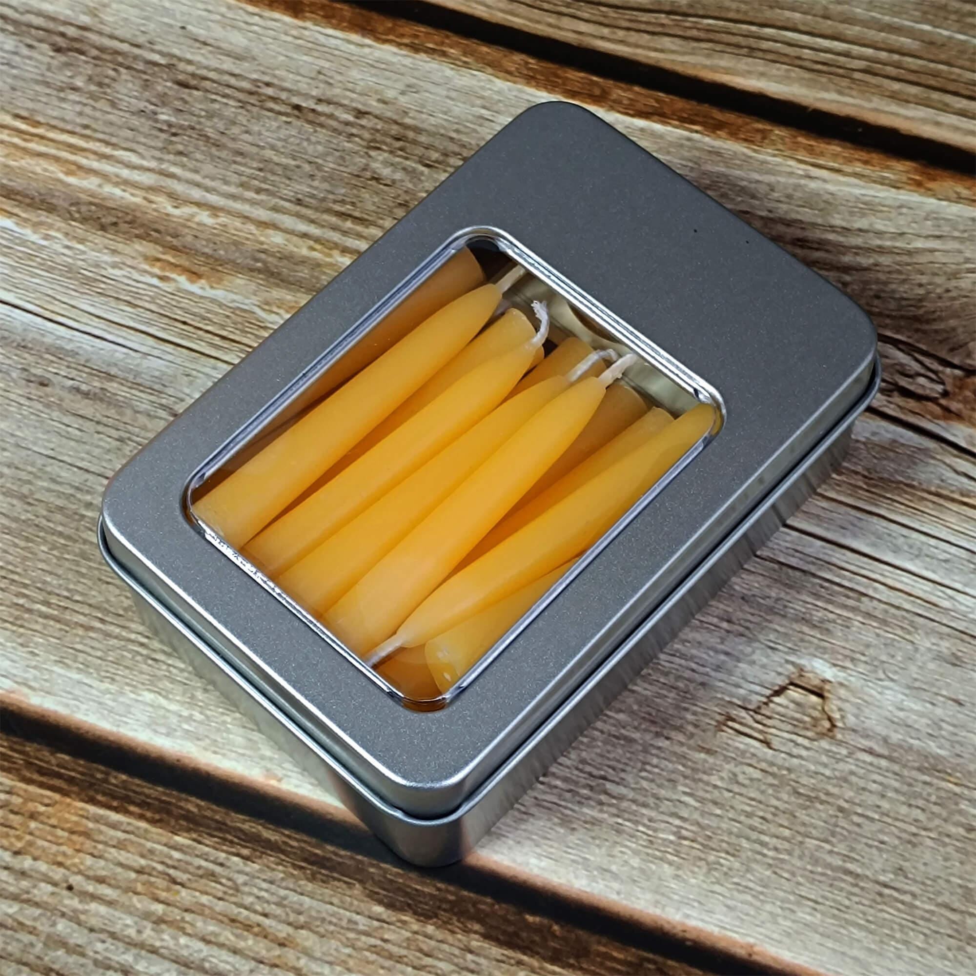 Meditation Beeswax Candle, 25pcs Per Box, Intention Candle, Manifestation Candle, Handmade Prayer Candle, Gift for Mother's Day