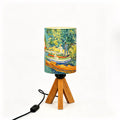 Van Gogh Irises Tripod PLA Eco‑Friendly Dimmable Table Lamp🎨 3‑Button Control Bedside Lamp, Classic Art Home Decor Gift